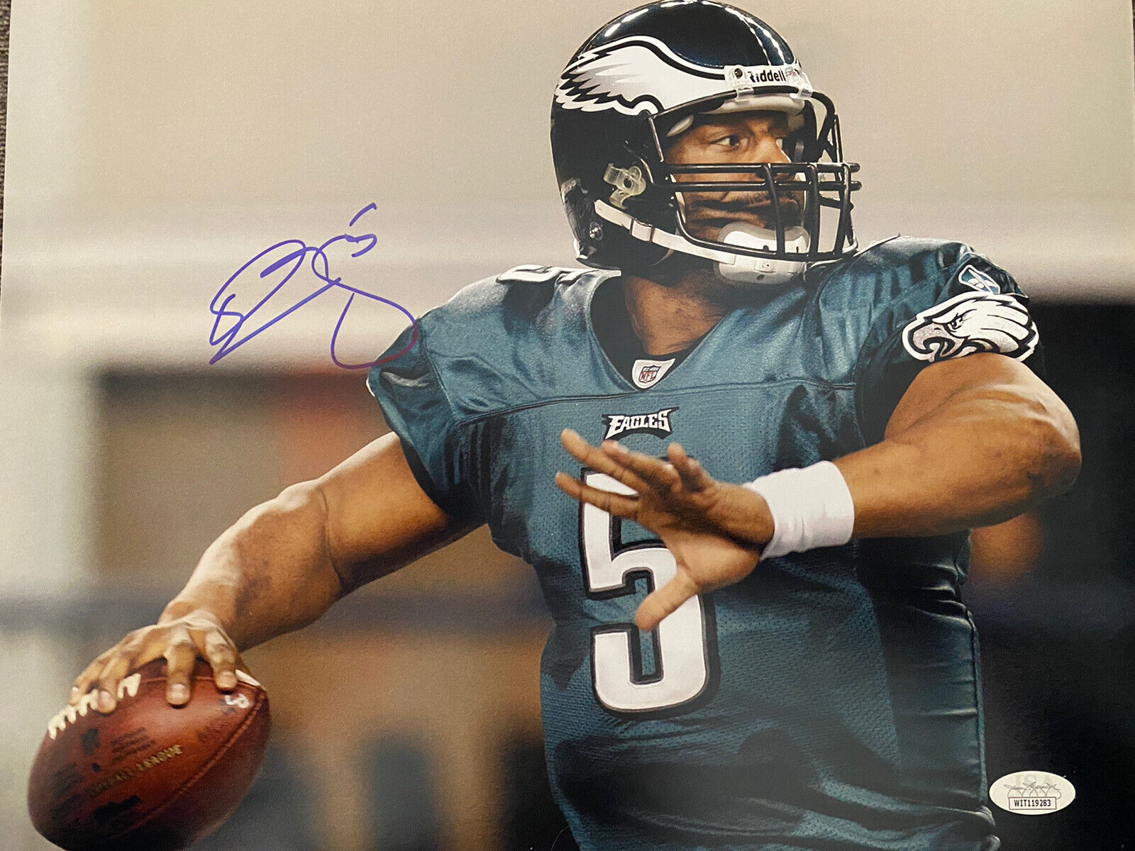 DONOVAN MCNABB Autographed Signed 11X14 Photo Poster painting JSA COA EAGLES