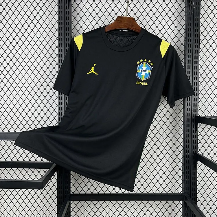 【S~4XL】Brazil 2026 World Cup Pre-Match Football Jersey 1:1 Thai Quality