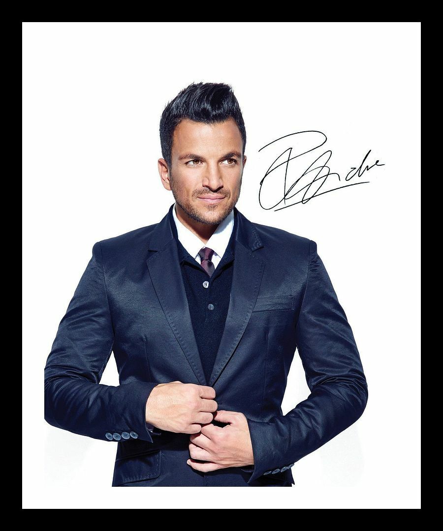 Peter Andre Autograph Signed & Framed Photo Poster painting 3