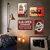 4pcs - Liquor - Vintage Metal Signs(12*16Inch)