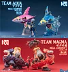 1/20 Scale World Zukan Villainous team Series 001 Team Aqua & Team Magma - Pokemon Resin Statue - PCHouse Studios