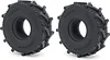 AMK 4Pcs 1.0" Rubber Mud Off Road Tires 24x62x20mm for 1/24 RC Crawler Car Axial SCX24 Gladiator Deadbolt 1/18 TRX4M (4PCS)
