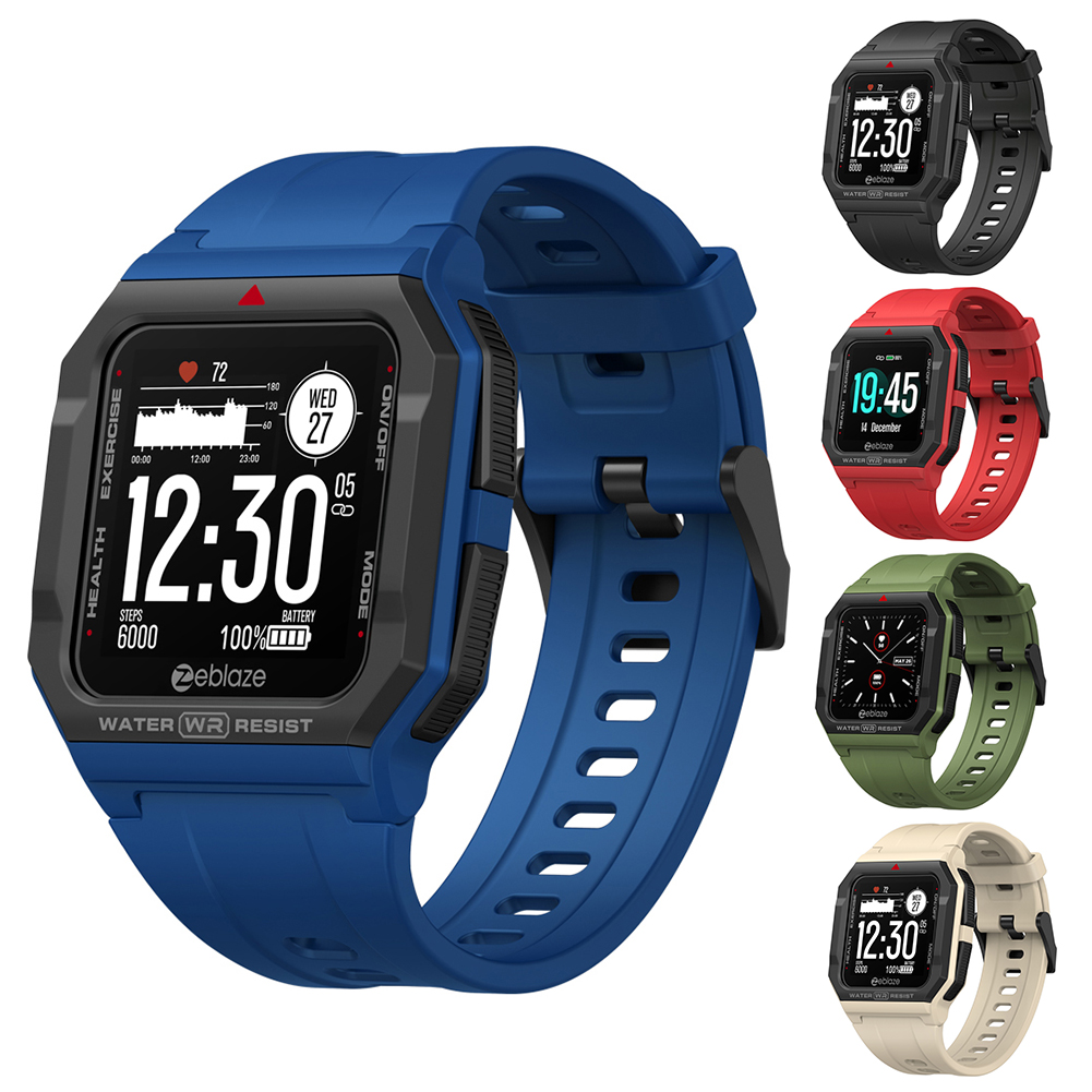 

Zeblaze Ares 1.3 inch Smart Watch Heart Rate Vibration Fitness Bracelet, Green, 501 Original
