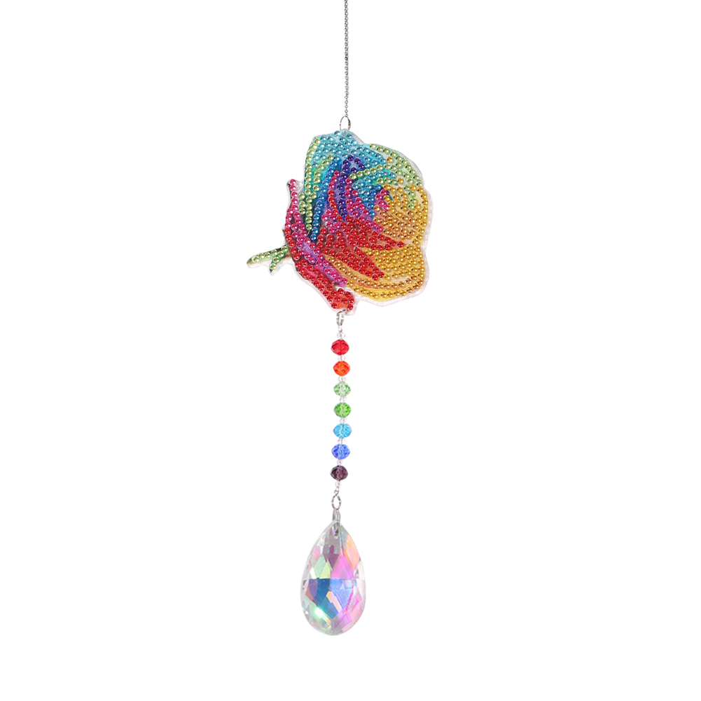 

Rose Suncantcher - 5D DIY Craft Pendant, 501 Original