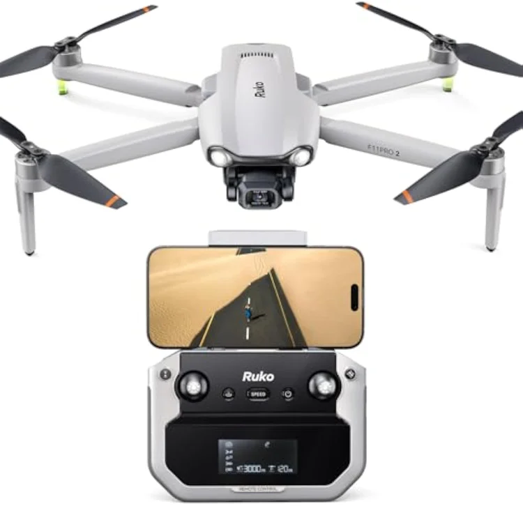 🛒 ✈Ruko F11PRO 2 Drone with 6K Camera for Adults, 3-Axis Gimbal, 4K/30fps Video