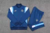 2023/2024 Manchester City Long Zipped Jacket Dark blue Football Shirt Set love fball