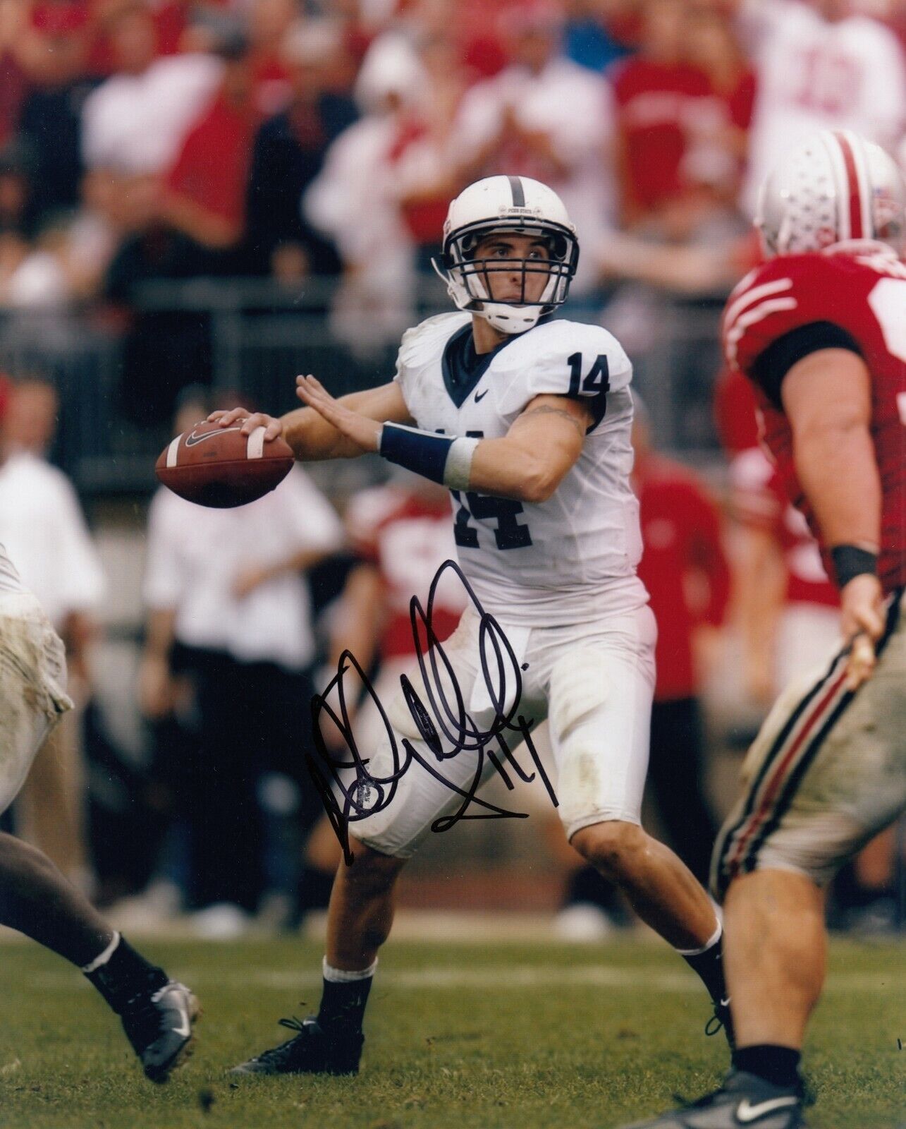 Anthony Morelli #2 8x10 Signed Penn State Lions 031019