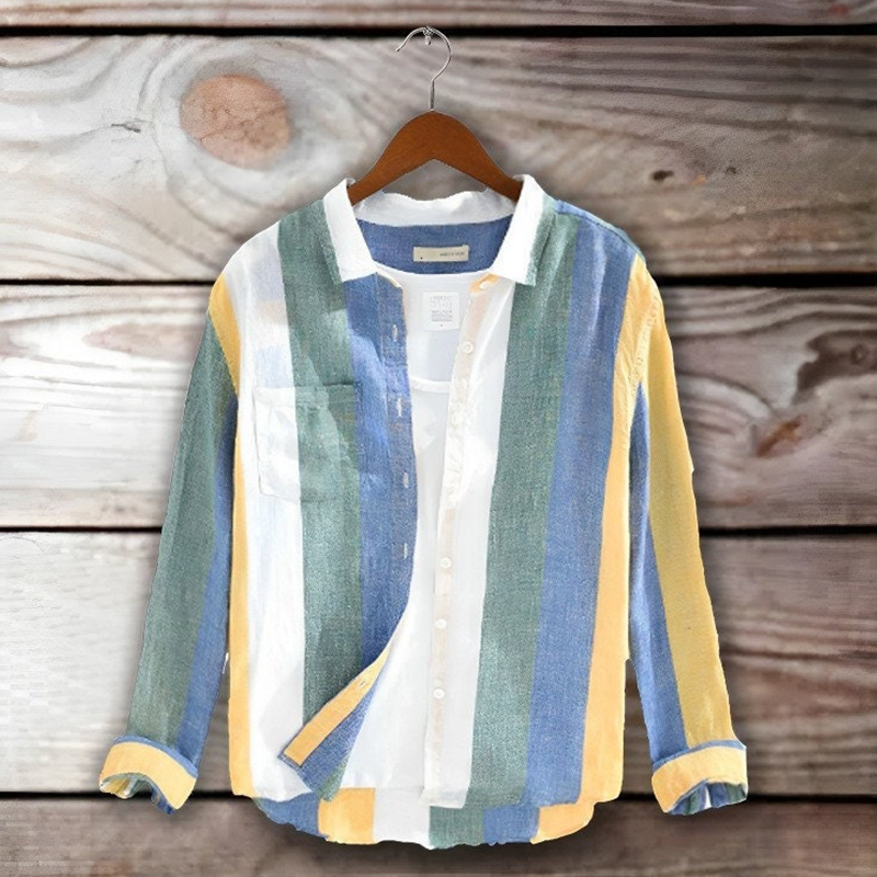 Men Classic Retro Linen Shirts