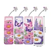 4Pcs DIY Butterfly Flower Diamond Painting Bookmarks