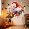 Acrylic Special Shape Halloween Hummingbird DIY Diamond Painting Hanging Pendant Kit
