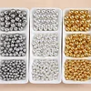 Eletroplate Golden Silver Round Acrylic Beads DIY Accessories