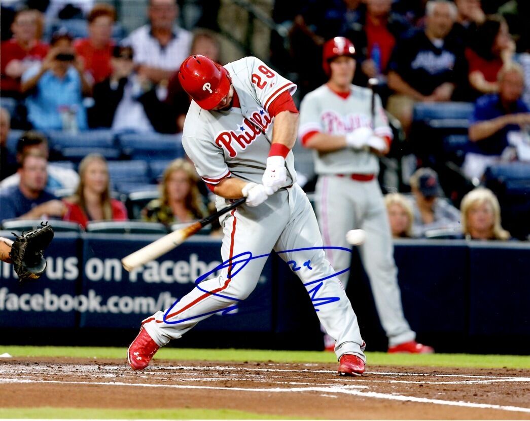 Signed 8x10 CAMERON RUPP Philadelphia Phillies Autographed Photo Poster painting - COA