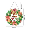 DIY Diamond Painting Garland Snowman Rhinestone Hanging Wreath Set 