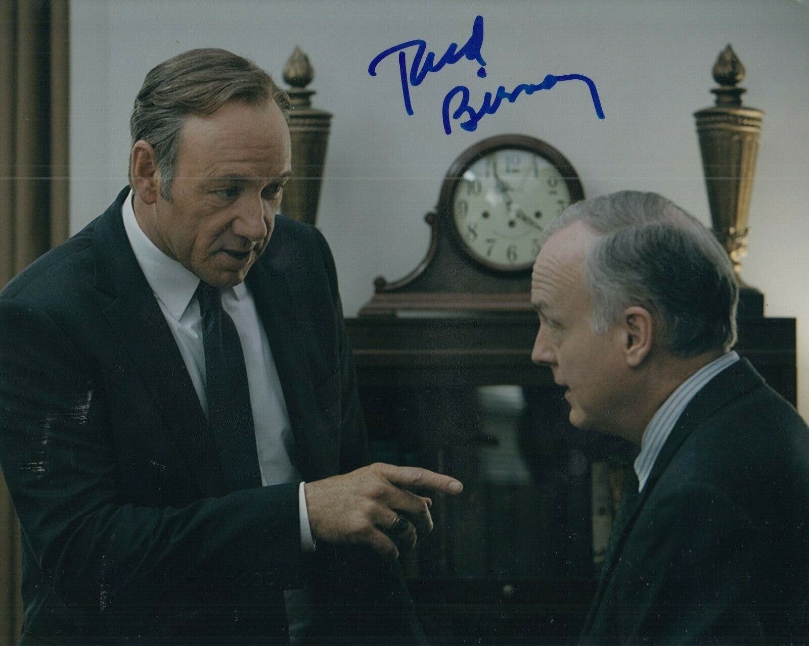 REID BIRNEY signed (HOUSE OF CARDS) auto 8X10 Photo Poster painting *Donald Blythe* W/COA #3