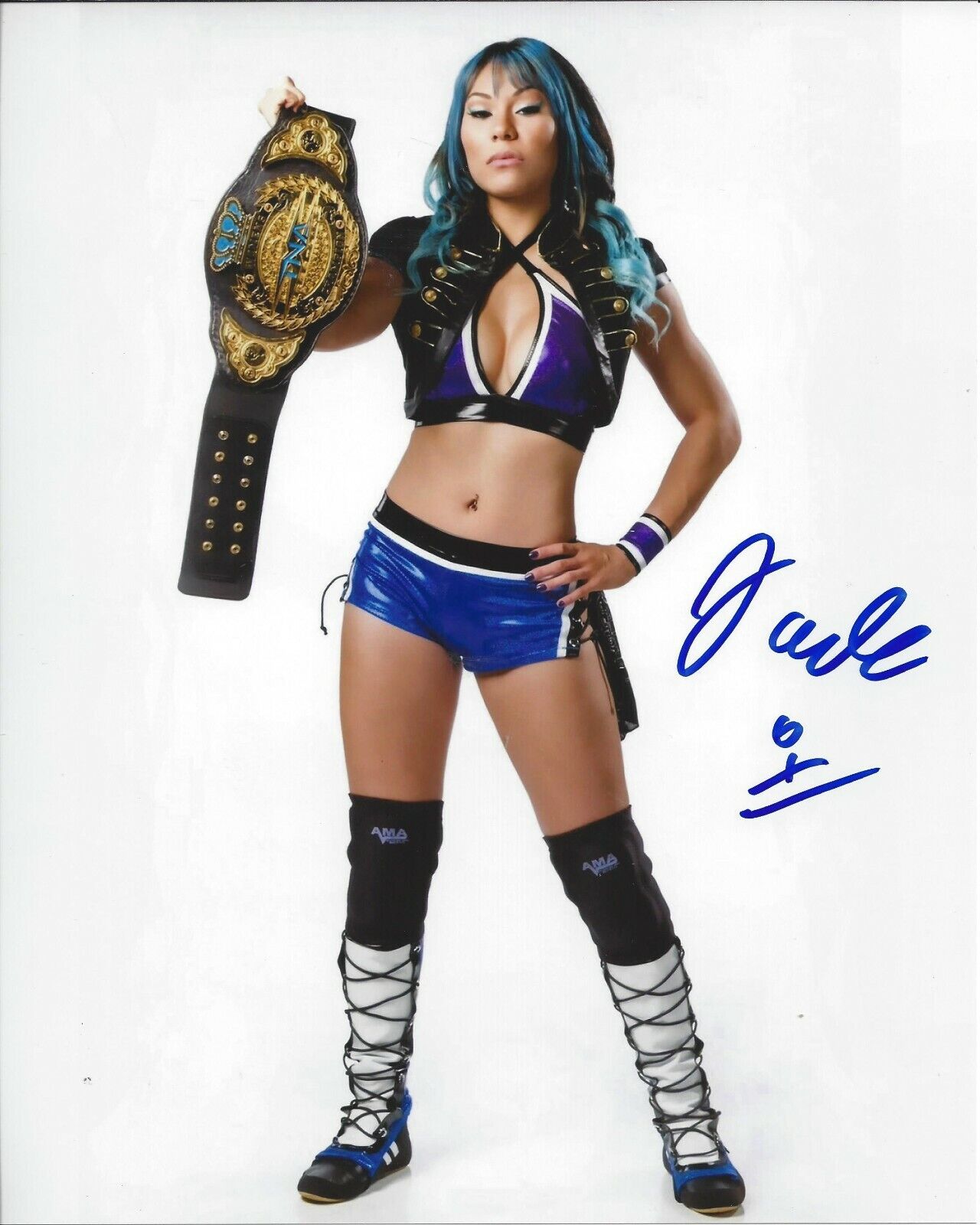 Jade autographed 8x10 WWE NXT Mia Yim#5