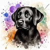 Black Labrador-11CT Stamped Cross Stitch 40*40cm
