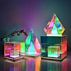 Infinity Cube Table Lamp,3D Art Cube Acrylic lamp,Color Changing Lamp for Bedroom Living Room,Party Dinner Decor Creative Light