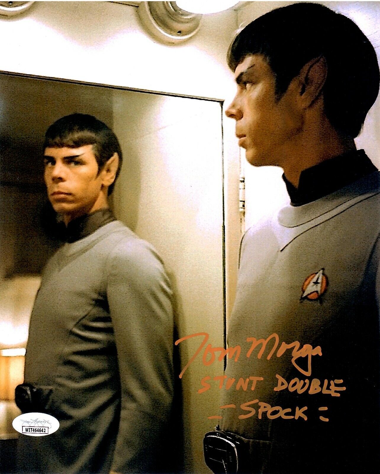 Tom Morga autographed signed inscribed 8x10 Photo Poster painting Star Trek Spock JSA COA