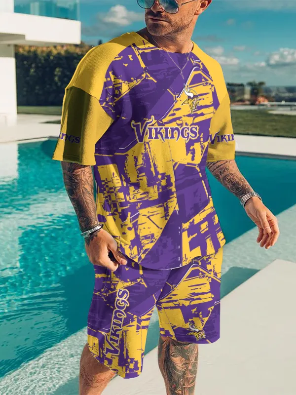 Minnesota Vikings Limited Edition Top And Shorts Two-Piece Suits