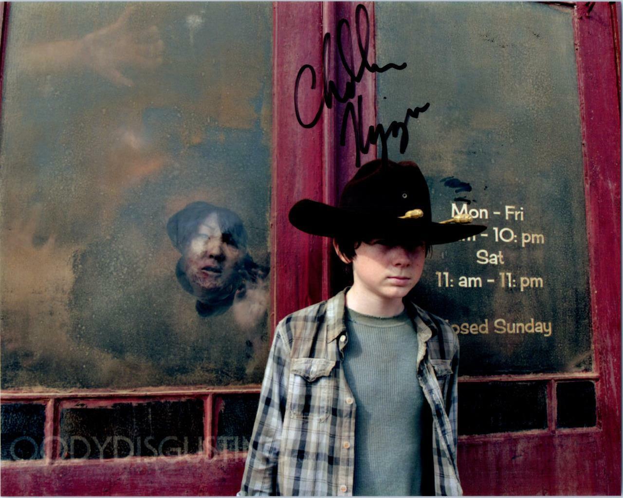 Chandler Riggs 8x10 Autographed signed Photo Poster painting Picture and COA