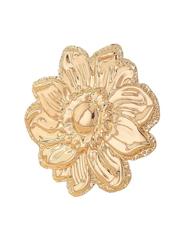 Shiny Flower Shape Bracelet Accessories GOLD-One_size