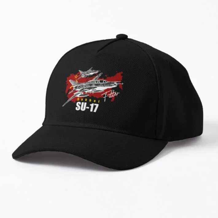 Russia SU-17 Vintage Soviet Union Fighterjet Print Cap Adult Four Seasons Outdoor Sun protection Baseball Caps