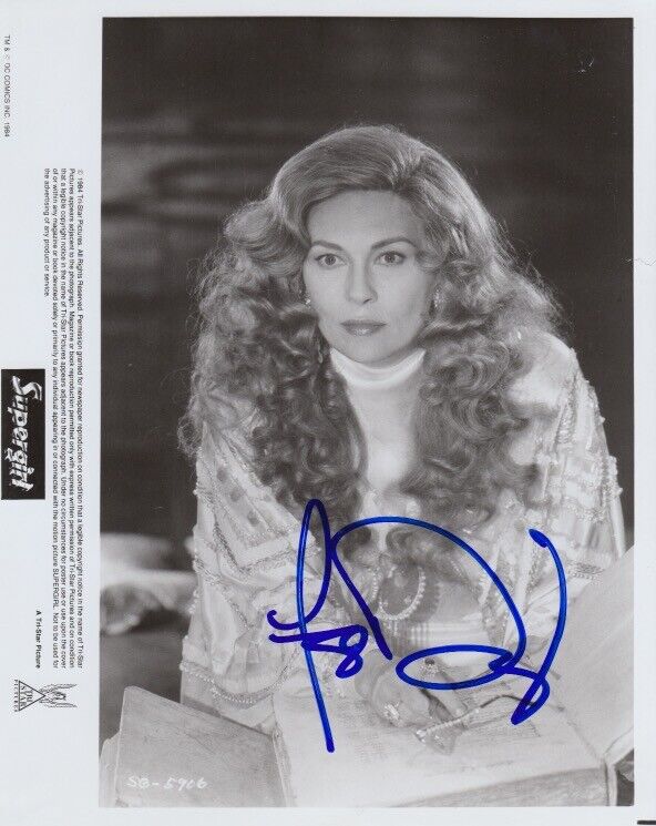 Faye Dunaway (Supergirl) signed 8x10 Photo Poster painting in-person