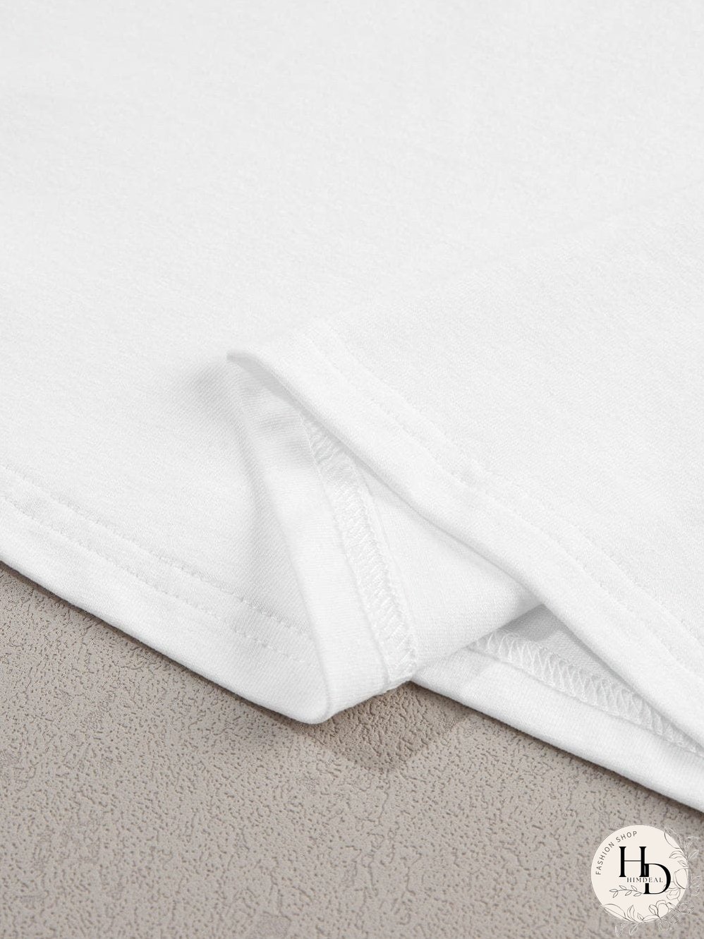 White Puff Sleeve Tee