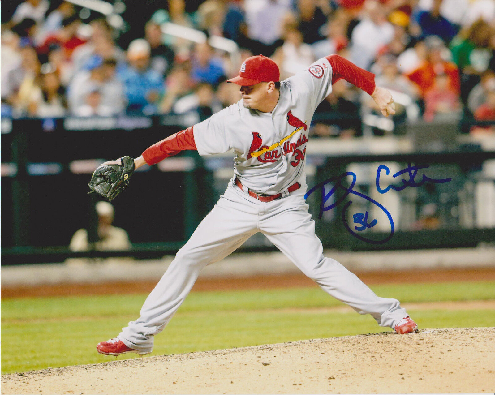 Randy Choate signed St. Louis Cardinals 8x10 Photo Poster painting