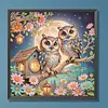 Kits de peinture en diamant partiel &agrave; forme sp&eacute;ciale de couple fleuri au clair de lune pour adultes pour d&eacute;butants, peintures de diamants diamants en forme de lune, peintures de pierres pr&eacute;cieuses 11,81 x 11,81 pouces