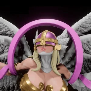 Pornhint 18+ Angel Girl Mature wNSFW options Painted Figure NSFW