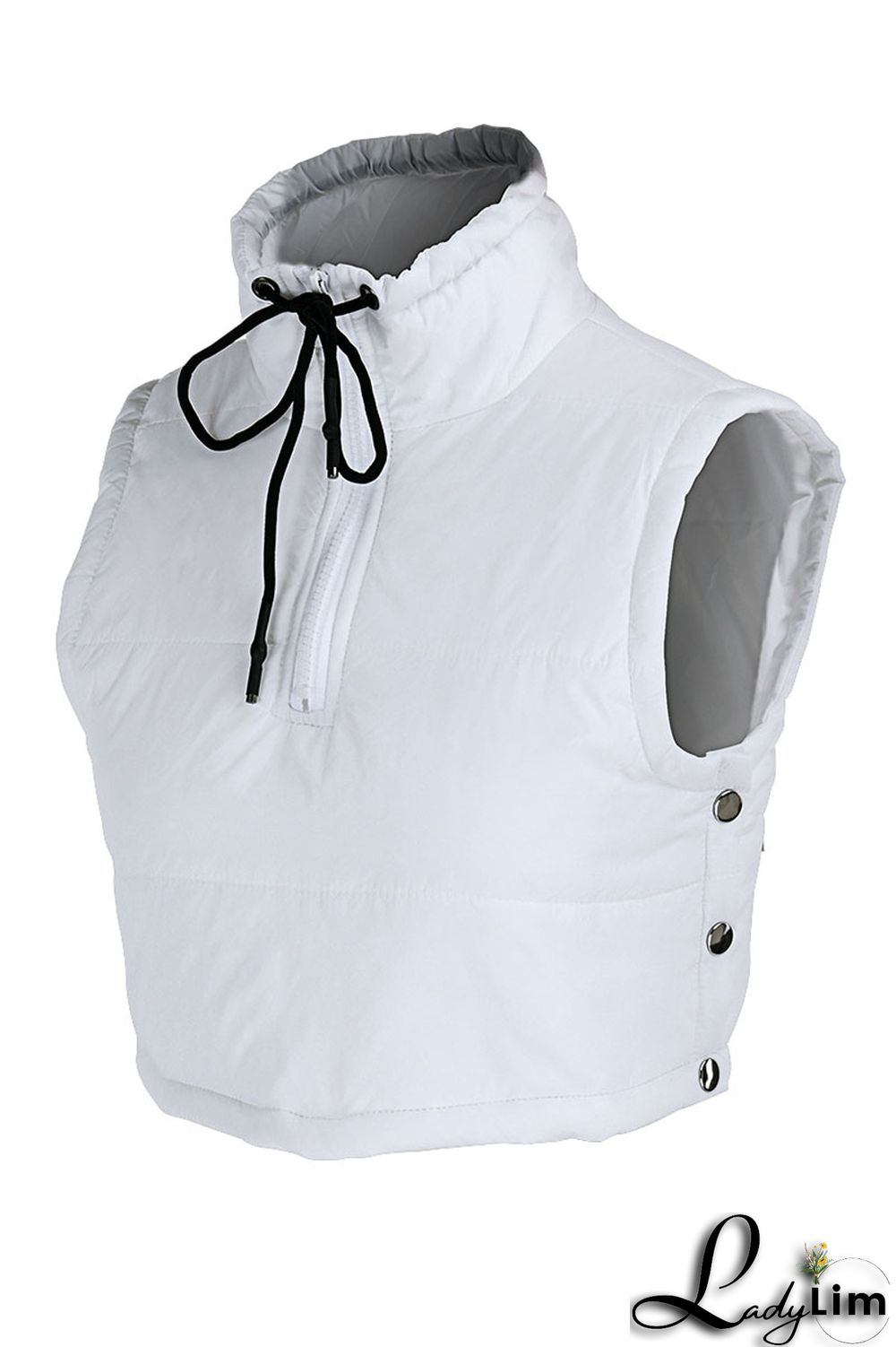 Tangerine Red Casual Street Solid Patchwork Draw String Buttons Zipper Outerwear