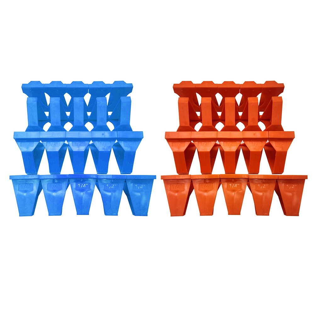 

20pcs Double Head Floor Installation Gasket Laminate Wood Flooring Spacers, Blue, 501 Original