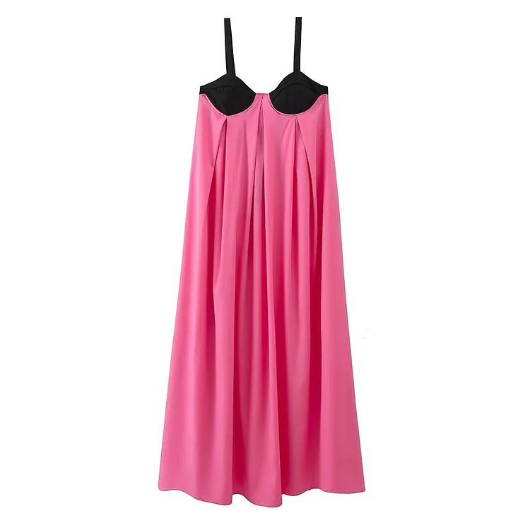 Fashion Backless Sleeveless Sling Dress