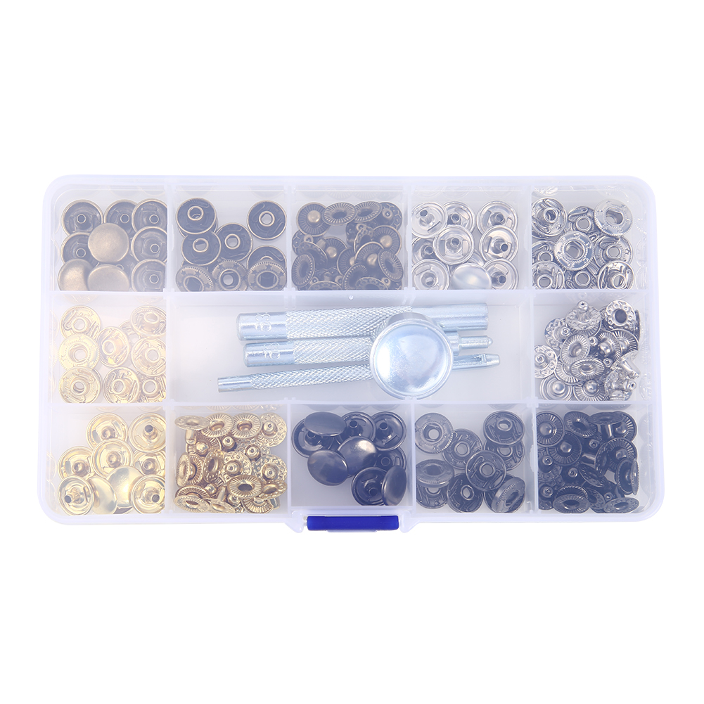 

633 Copper Snap Fastener Press Stud Rivet Sewing Leather Button for Clothes, 501 Original