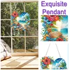 Diamond Painting Summer Seaside Love Diamond Art Pendant Window Hanging Ar