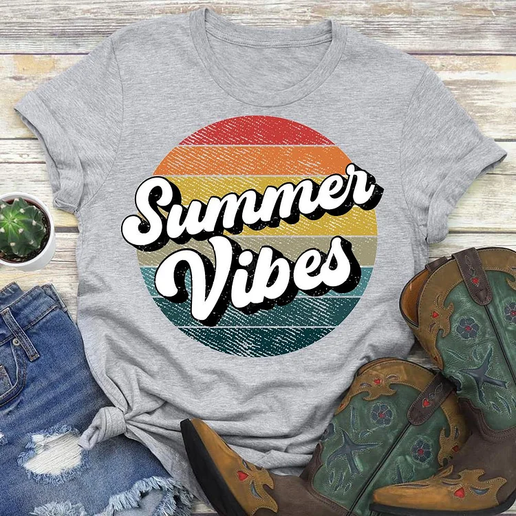 Summer life T-shirt Tee - 01442-Annaletters