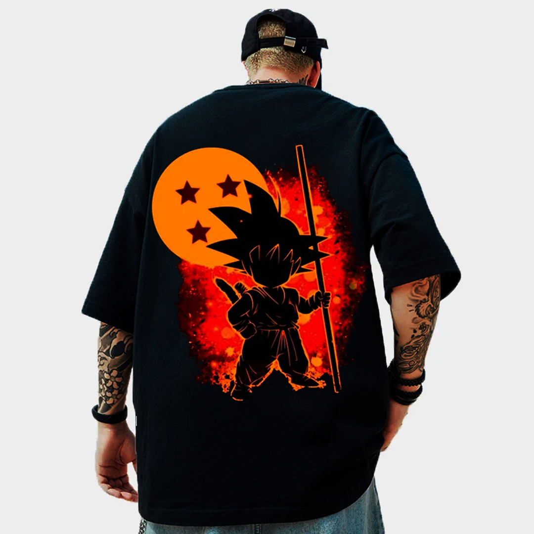 Unisex Dragon Ball Anime Print T-Shirt