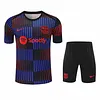 2025/2026 Barcelona Pre-Match Training Blue Red Shirt+Shorts 1:1 Thai Quality