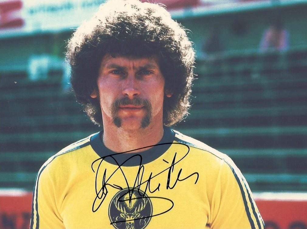 Paul Breitner AUTHENTIC SOCCER autograph, In-Person signed Photo Poster painting