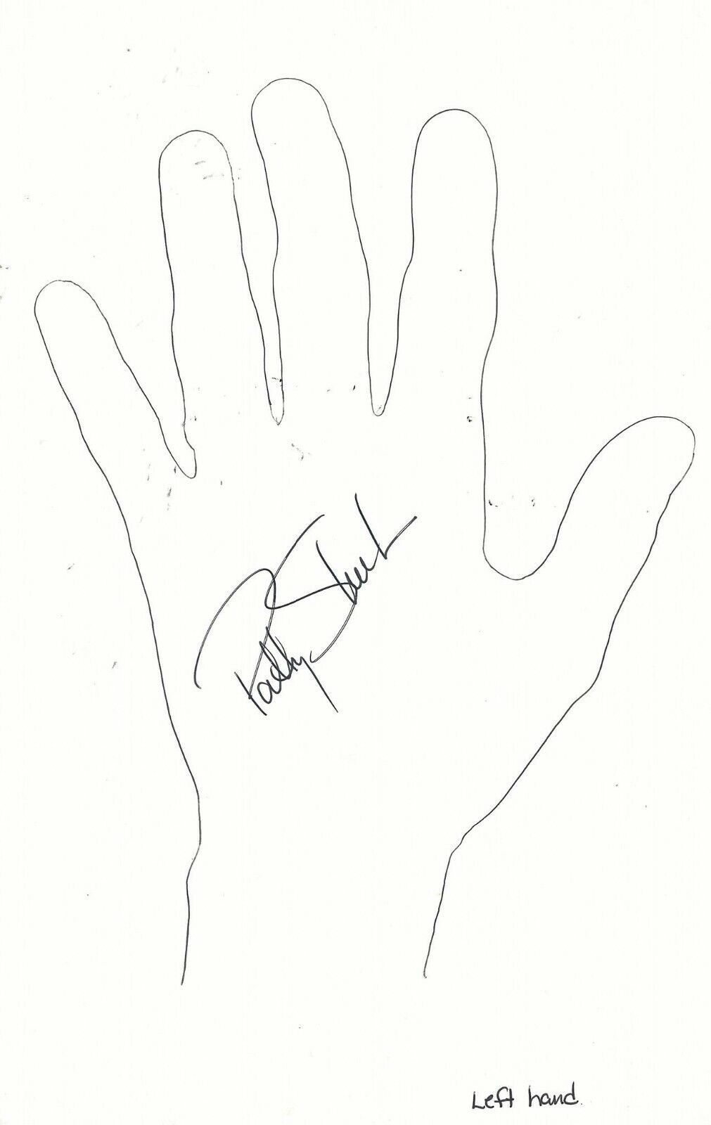 Hand Sketch Drawing Signed: Patty Sheehan 6x9