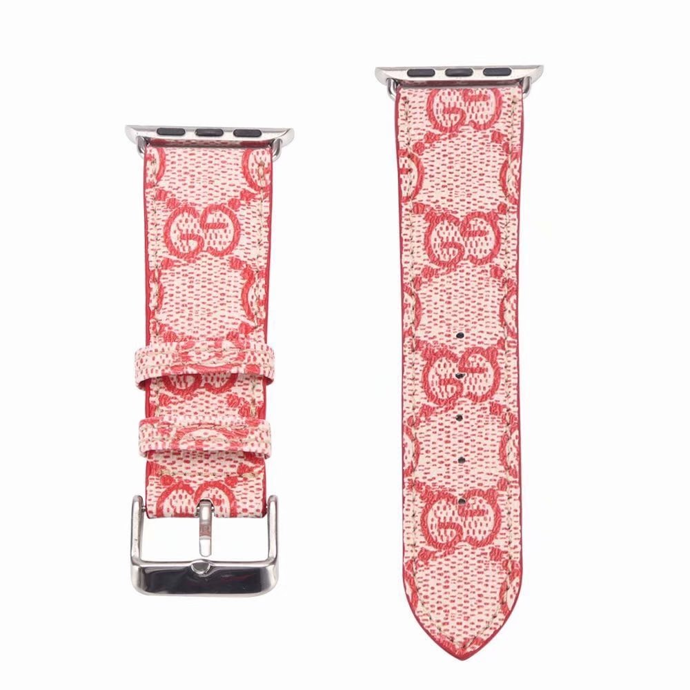 High Quality Leather Apple Watch Band--[GUCCLV]
