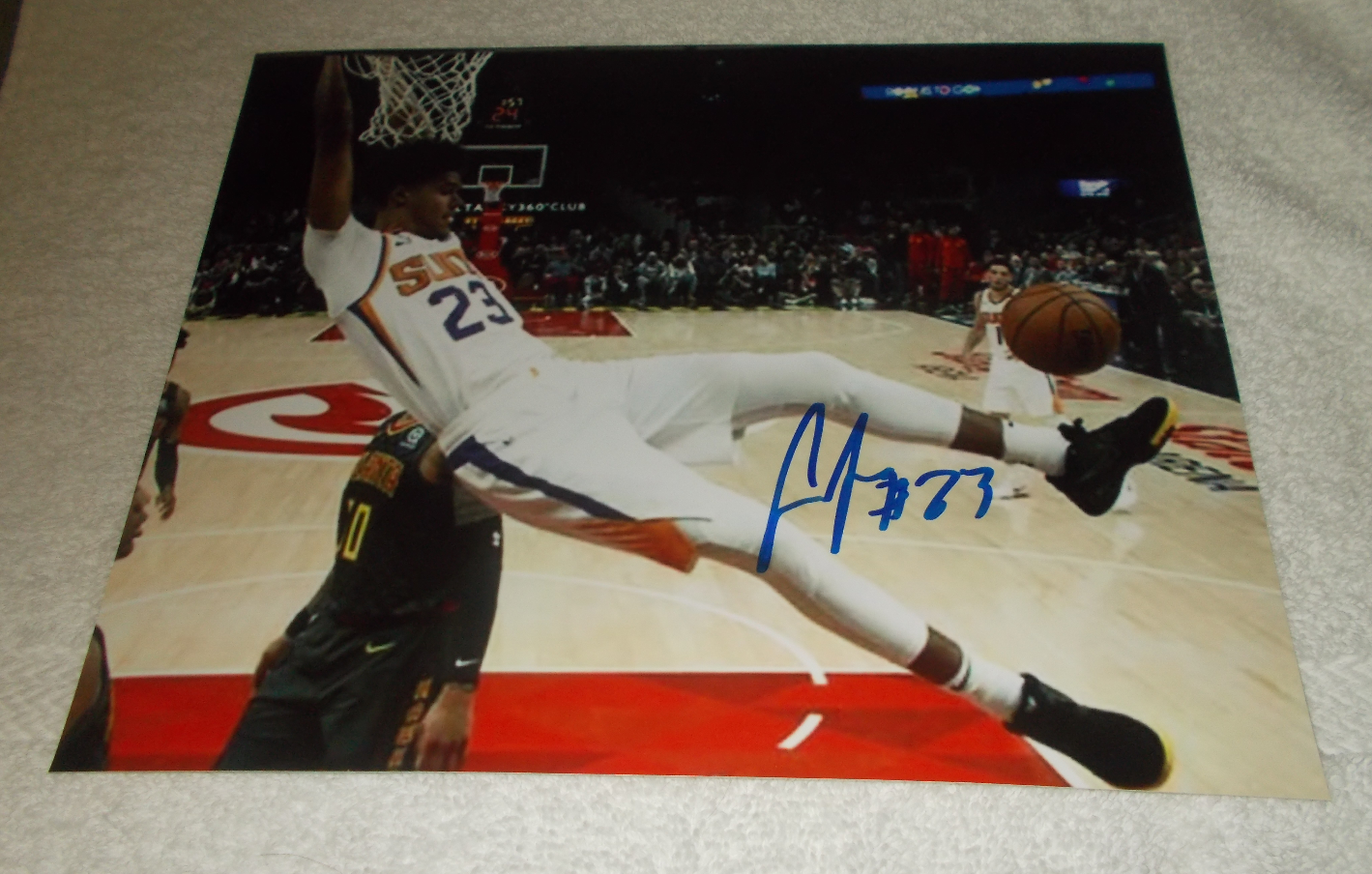 CAMERON JOHNSON PHOENIX SUNS SIGNED AUTOGRAPHED 8x10 Photo Poster painting COA BASKETBALL