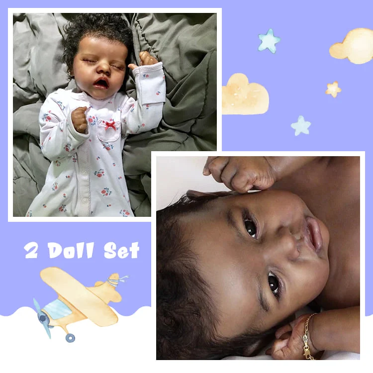 Dollreborns®Truly Baby Sisters Marie and Kennedy Reborn Baby Doll