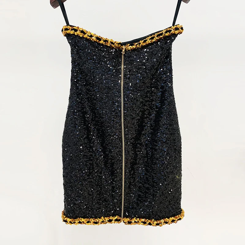 Nigikala Nigikala Early Spring New Star Fashion Heavy Industry Lily Chain Tset Dress