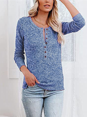 Women Long Sleeve V-neck Graphic Floral Printed Top