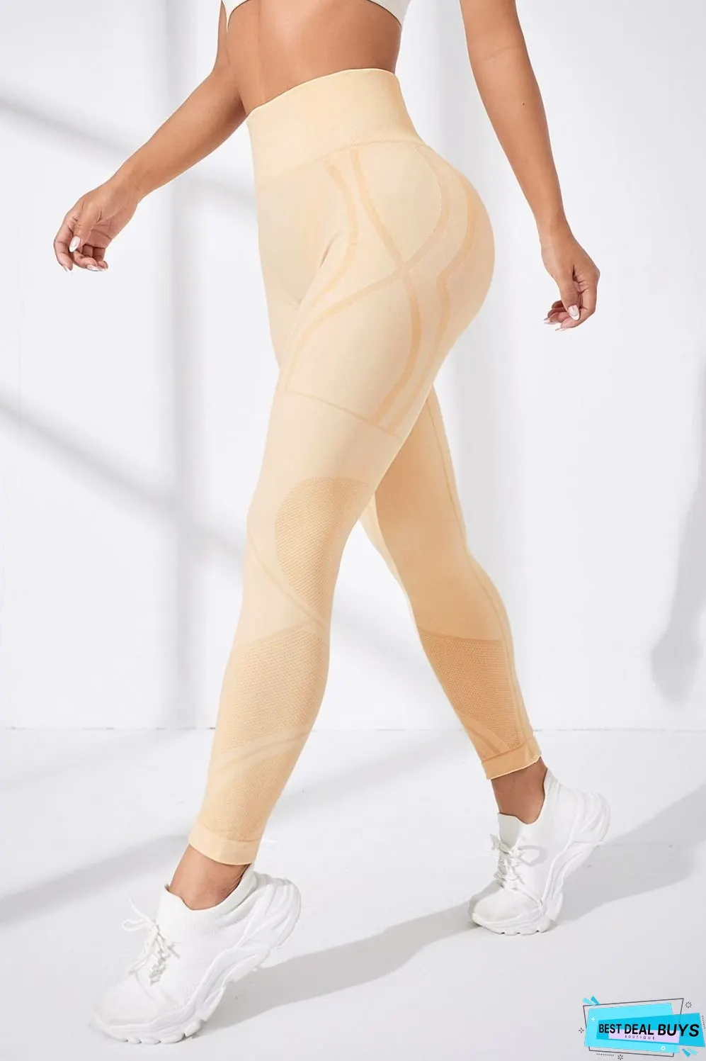 Wide Waistband Long Active Pants
