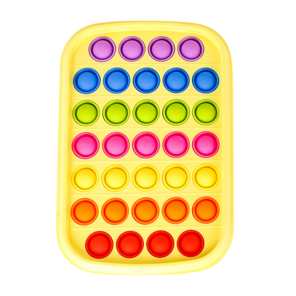 

Rectangle Yellow - Pop It Fidget Toy, 501 Original