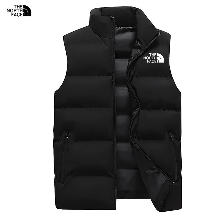 Men's Warm Vest Sleeveless Stand Collar Down Jacket