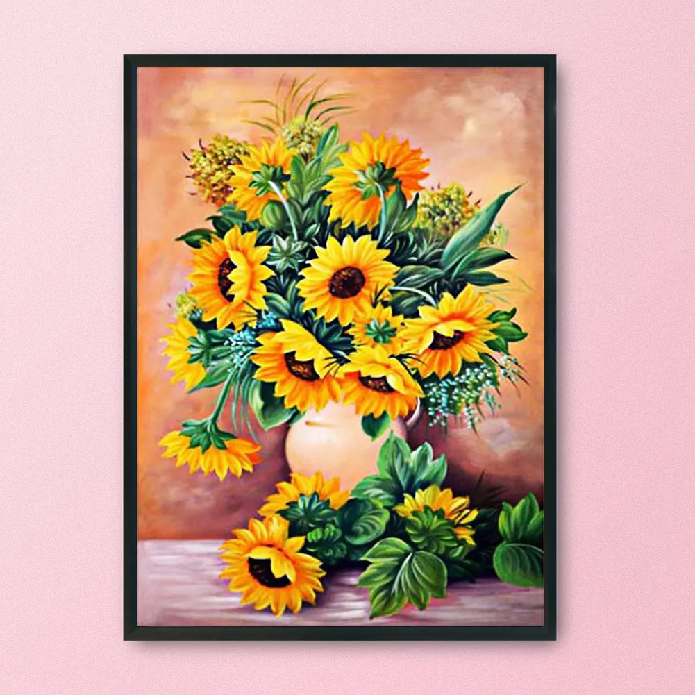 Full Printed Cross Stitch 11CT - Sunflower(36*46cm)